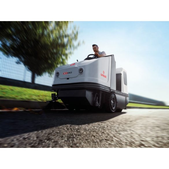 Comac CS80 D vezetőüléses dízelmotoros ipari seprőgép