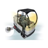 Comac C130 BS seprő-súroló automata ipari padlótisztító gép