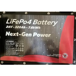 LiFePo4 munka akkumulátor 24V 230Ah (8,2kWh) Li-Ion