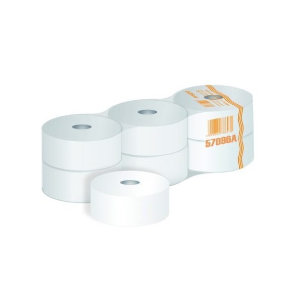 23 cm hófehér toalettpapír - 2 rétegű - 100% tiszta cellulóz
