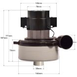 24 Voltos , 2 turbinás, tangenciális szívómotor - 524W
