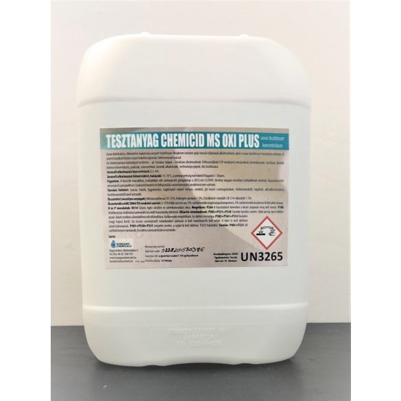 Chemicid MS Oxy Plus  savas - gépi tisztítószer (20kg)