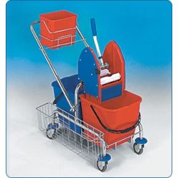 Takarítókocsi 2x17 liter (teljes felszereléssel)