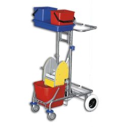 Fémvázas kombinált takarítókocsi 1x 17 liter
